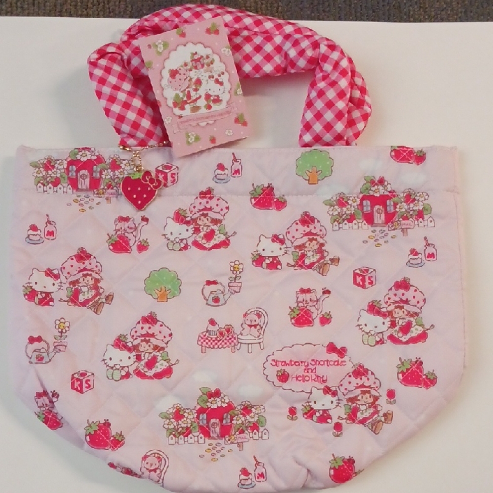 Sanrio Hello Kitty and Strawberry Shortcake Tote Bag 🍓